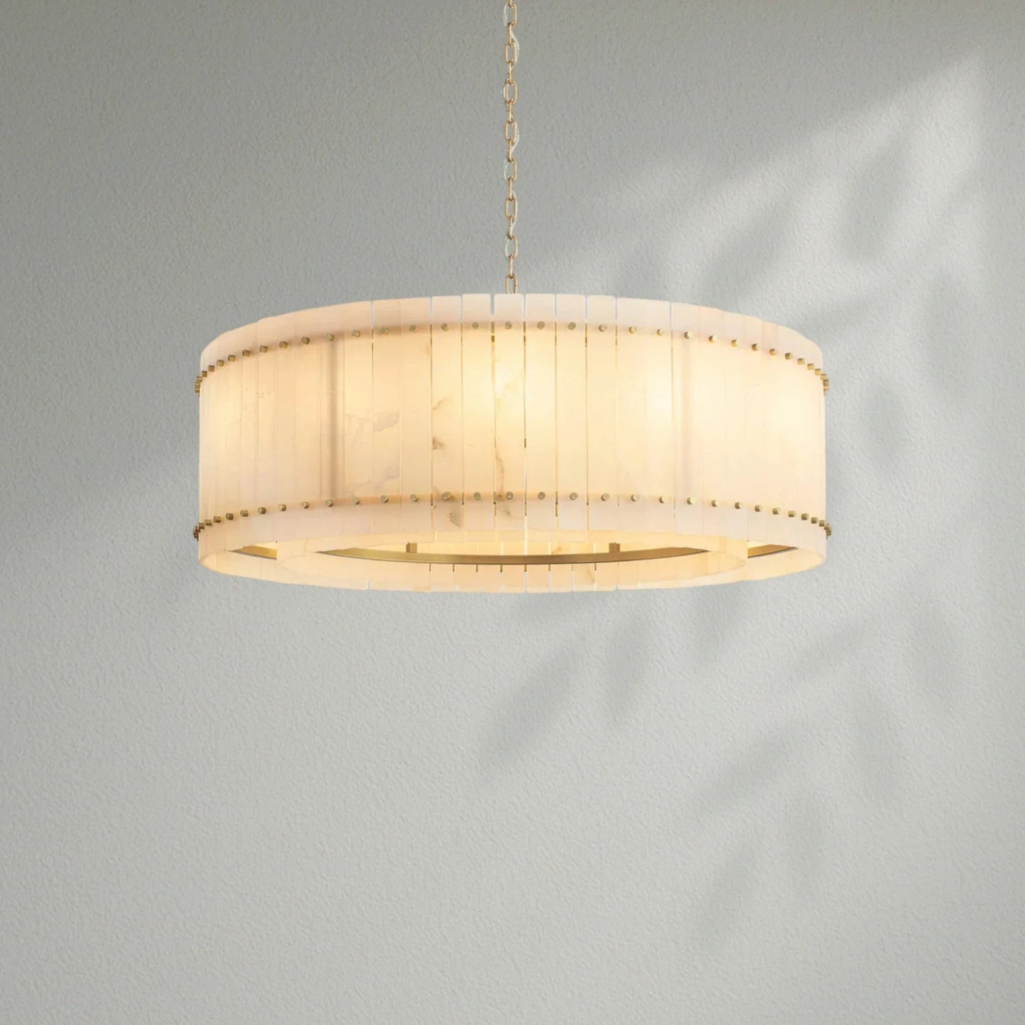 Sun Marco Alabaster Round Chandelier - Lightings Menu