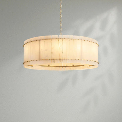 Sun Marco Alabaster Round Chandelier - Lightings Menu