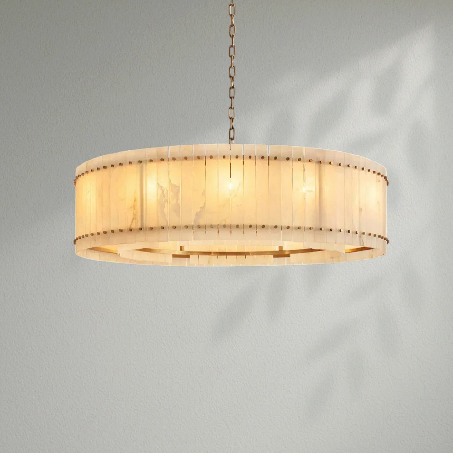 Sun Marco Alabaster Round Chandelier - Lightings Menu