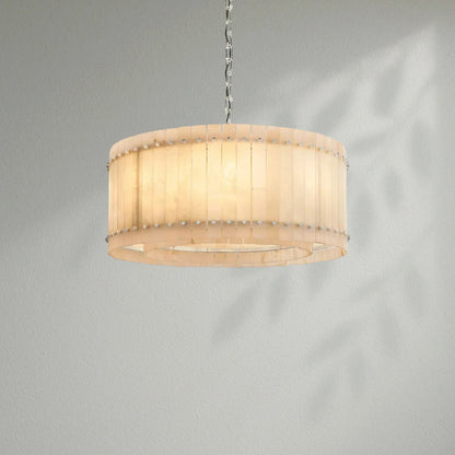 Sun Marco Alabaster Round Chandelier - Lightings Menu