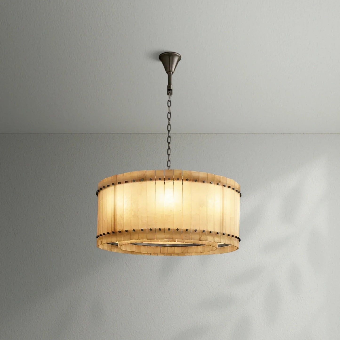 Sun Marco Alabaster Round Chandelier - Lightings Menu