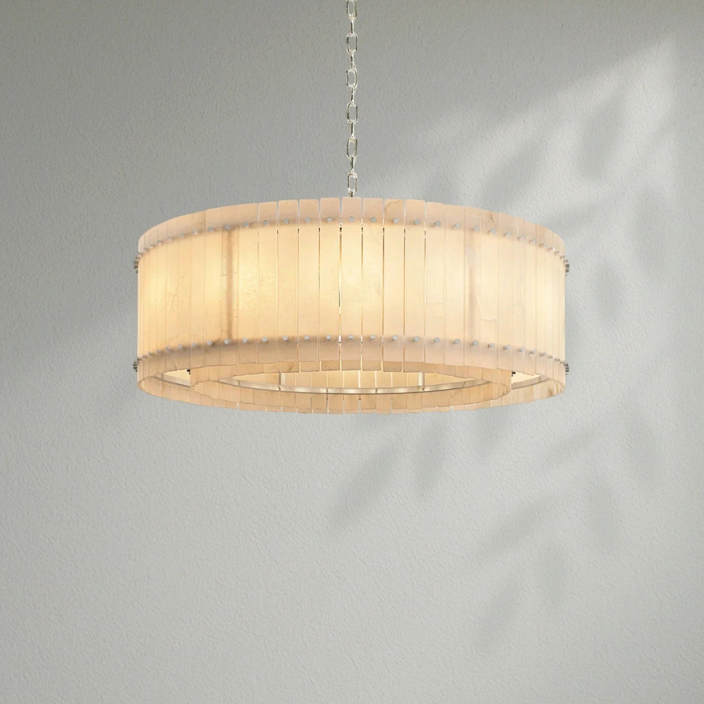 Sun Marco Alabaster Round Chandelier - Lightings Menu