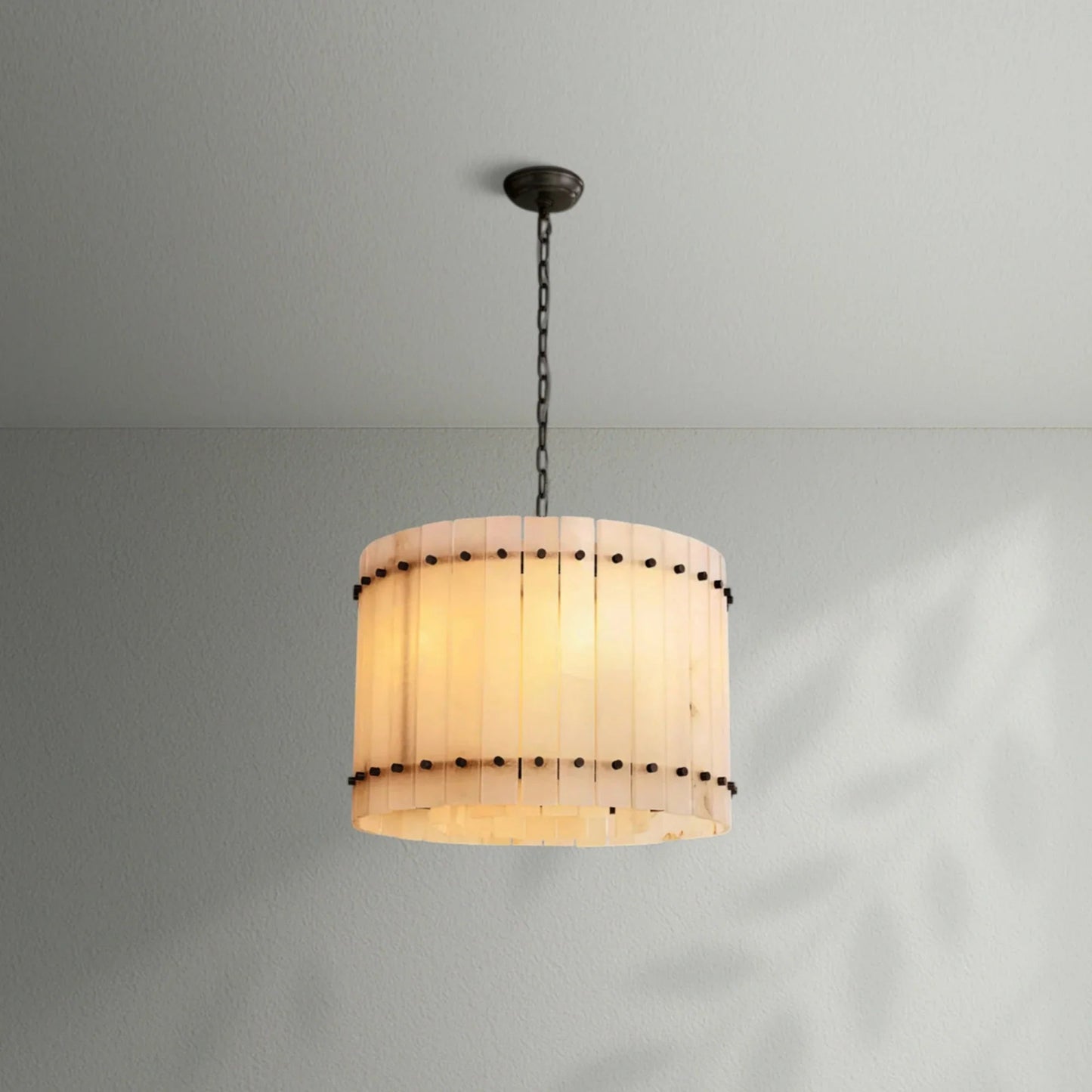 Sun Marco Alabaster Round Chandelier - Lightings Menu