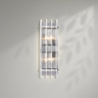 Sun Marco Glass Grand Rectangular Sconce - Lightings Menu