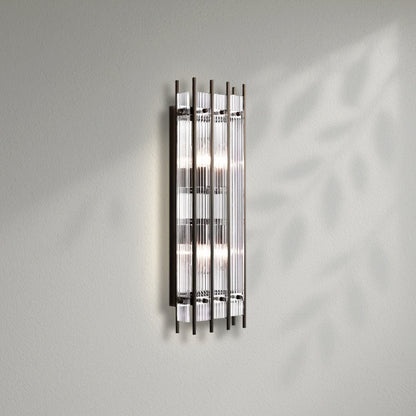 Sun Marco Glass Grand Rectangular Sconce - Lightings Menu