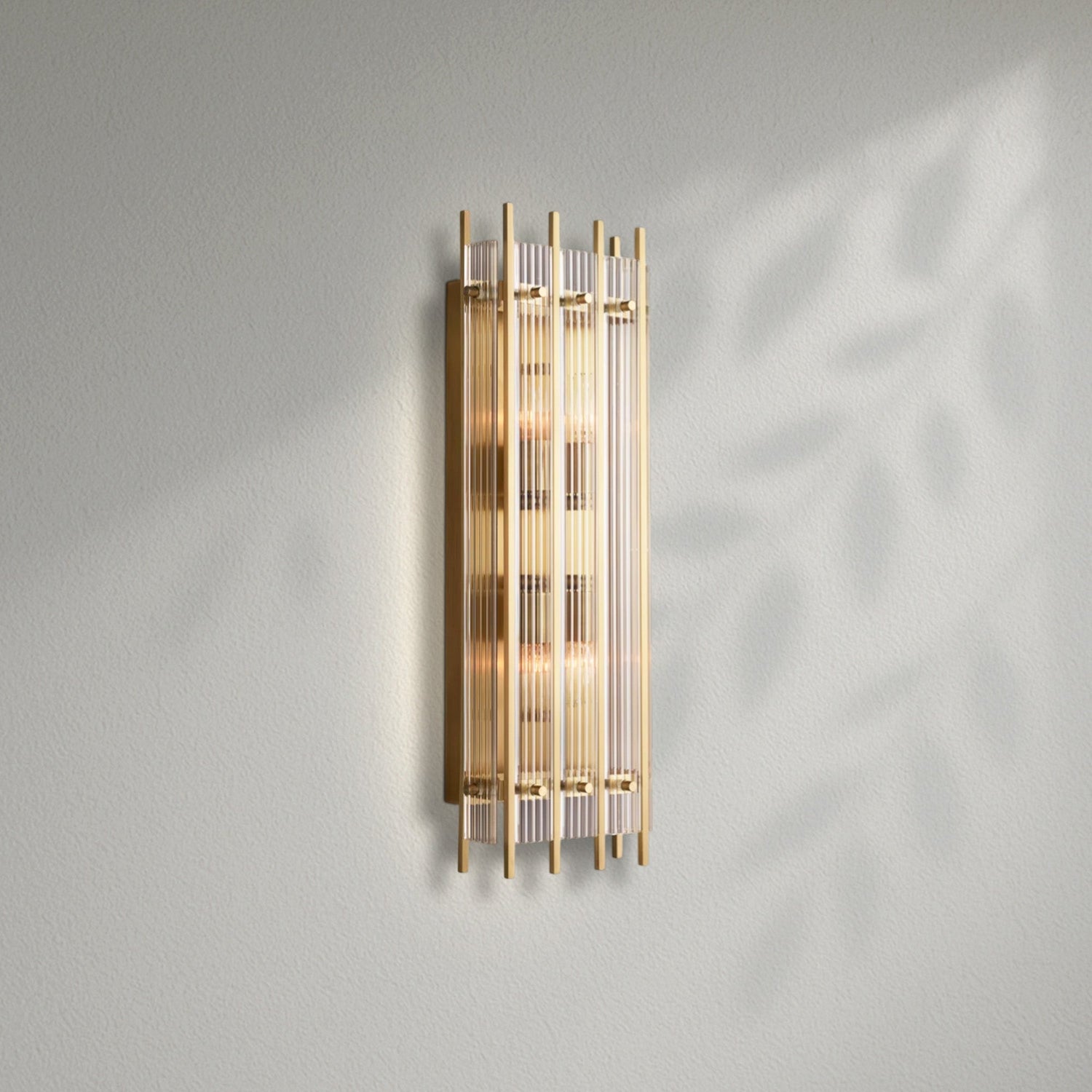 Sun Marco Glass Grand Rectangular Sconce - Lightings Menu