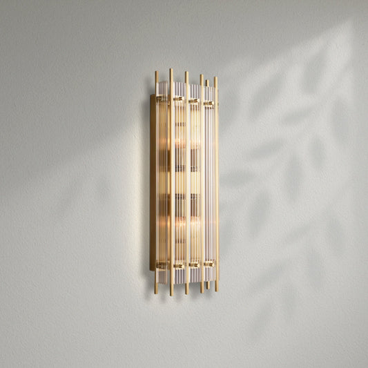 Sun Marco Glass Grand Rectangular Sconce - Lightings Menu