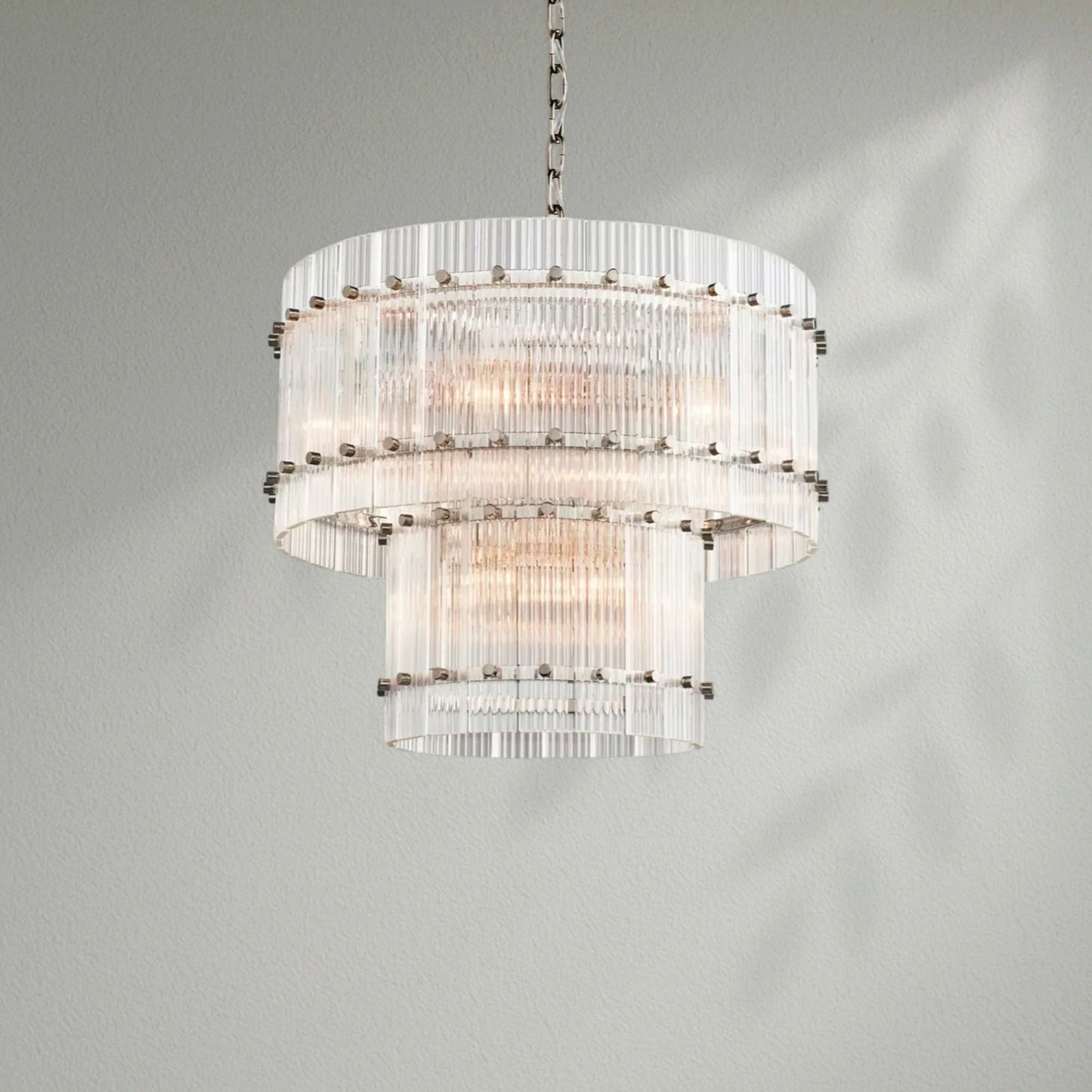 Sun Marco Two - Tier Luxury Round Chandelier - Lightings Menu