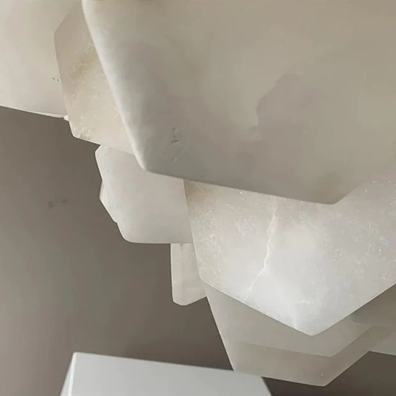 Talan Multi - layer Irregular Alabaster Chandelier - Lightings Menu