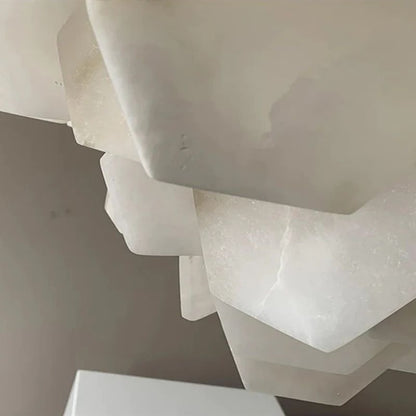 Talan Multi - layer Irregular Alabaster Chandelier - Lightings Menu