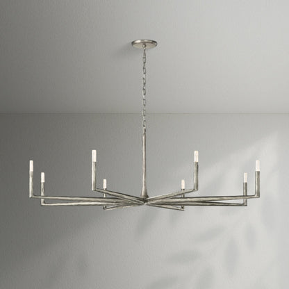 Thaddeos Forged Round Chandelier - Lightings Menu