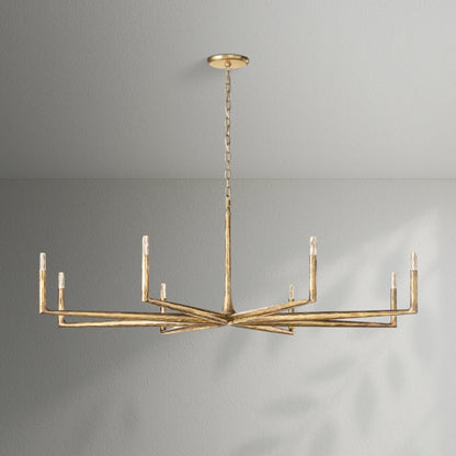 Thaddeos Forged Round Chandelier - Lightings Menu