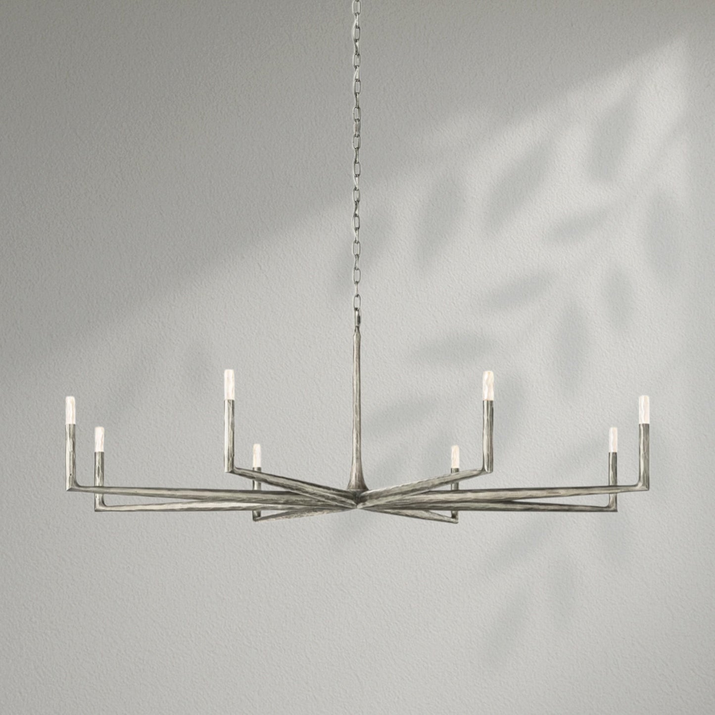 Thaddeos Forged Round Chandelier - Lightings Menu