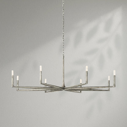 Thaddeos Forged Round Chandelier - Lightings Menu