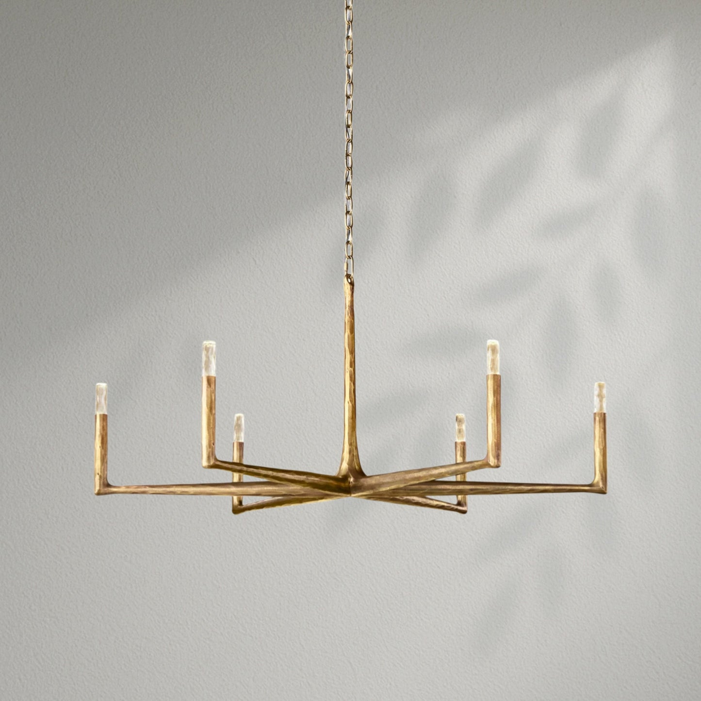 Thaddeos Forged Round Chandelier - Lightings Menu
