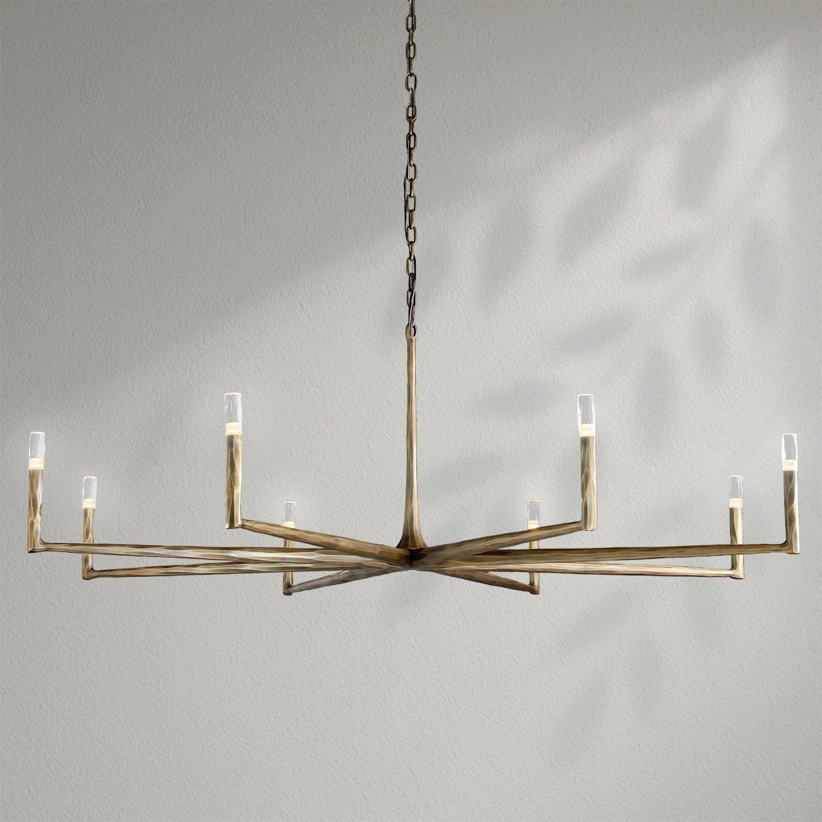 Thaddeos Forged Round Chandelier - Lightings Menu