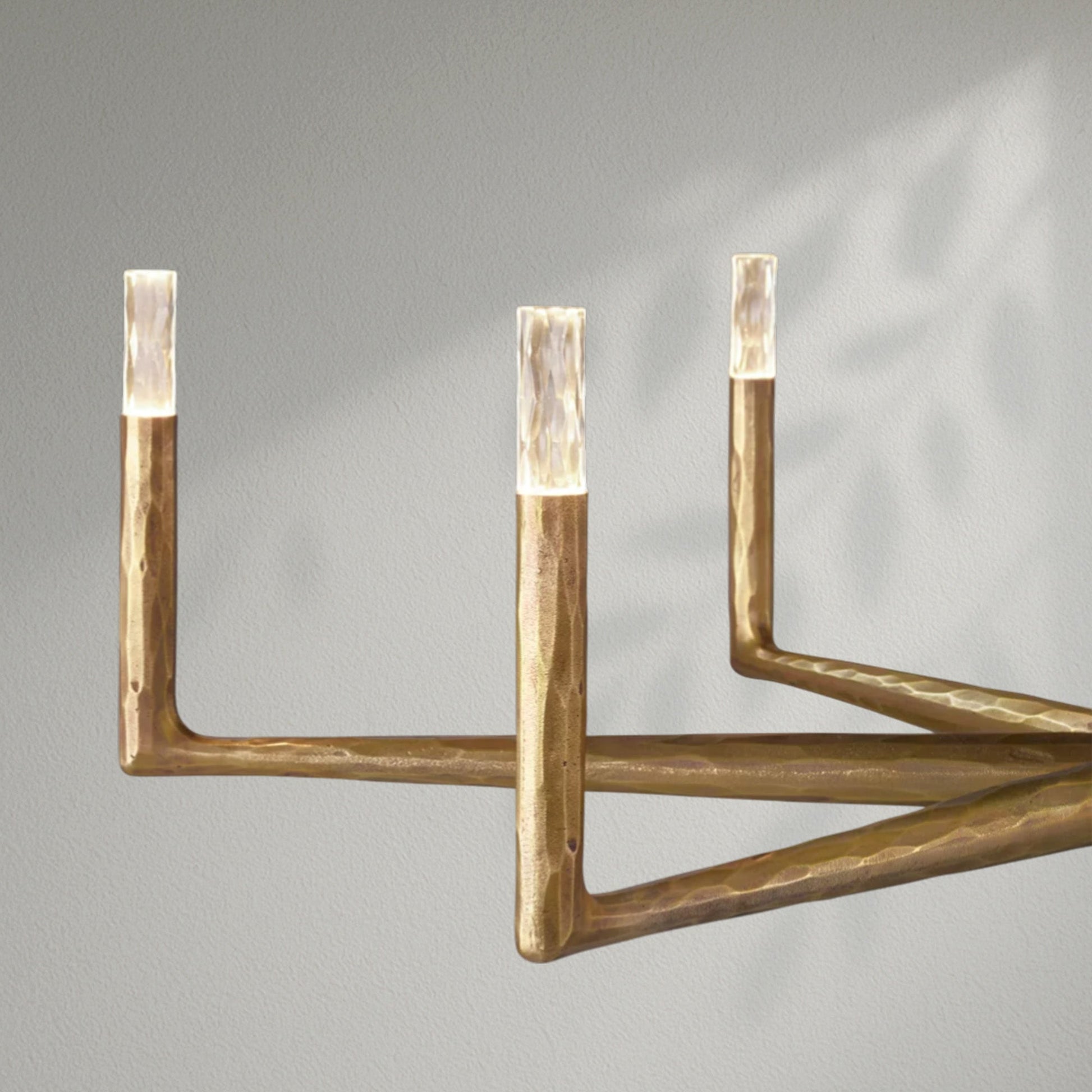Thaddeos Forged Round Chandelier - Lightings Menu