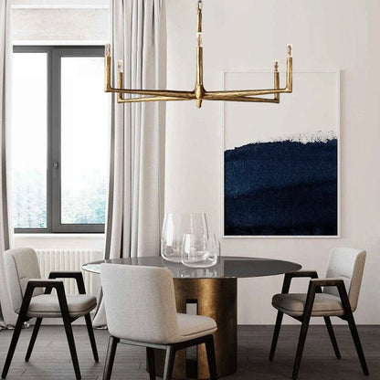 Thaddeos Forged Round Chandelier - Lightings Menu