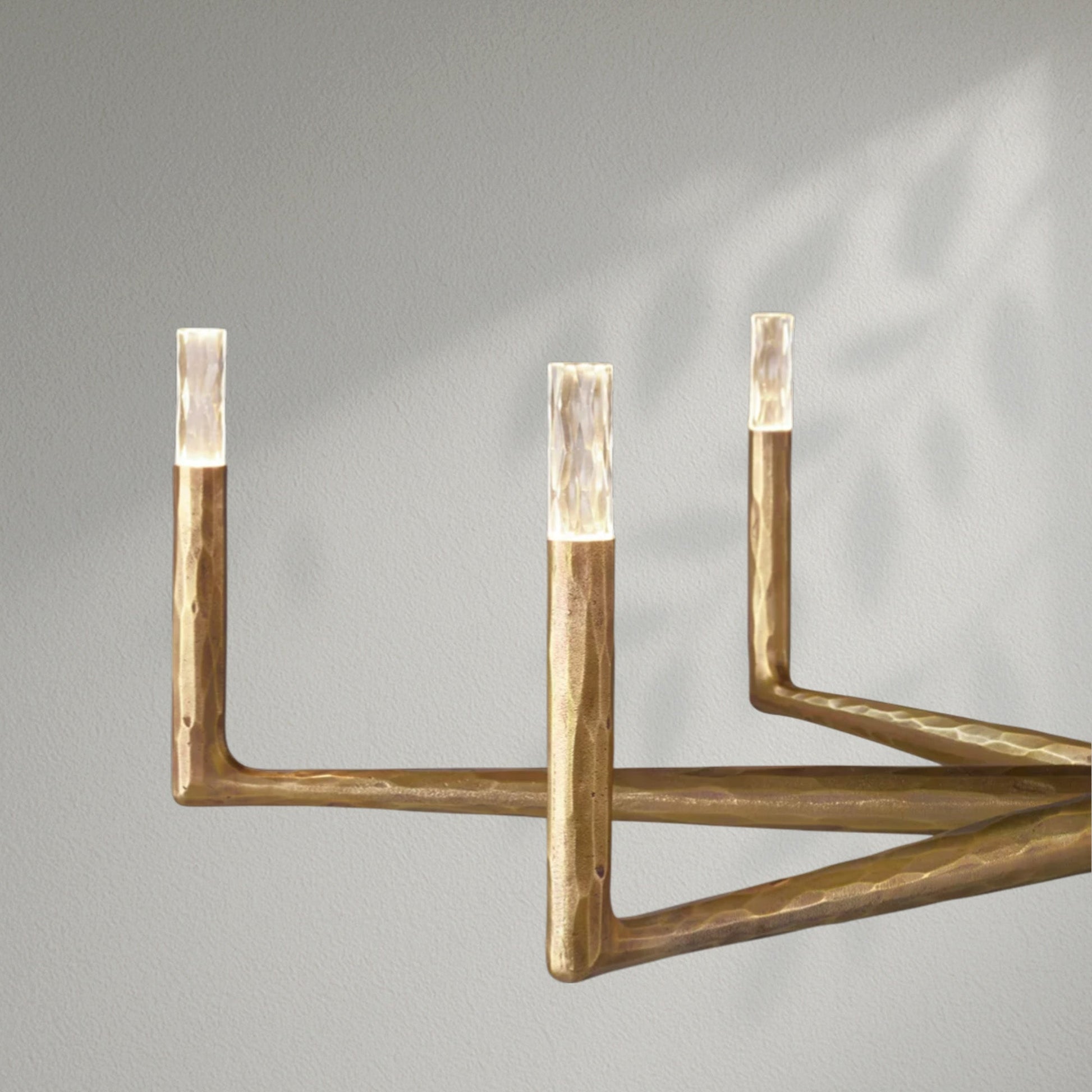 Thaddeos Forged Round Chandelier - Lightings Menu