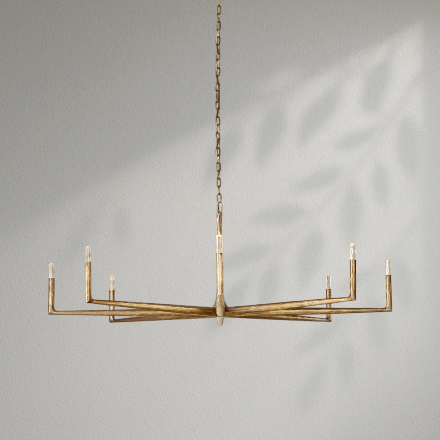 Thaddeos Forged Round Chandelier - Lightings Menu