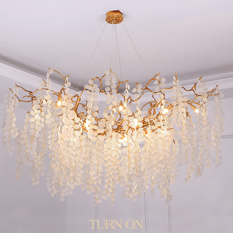 Thirza Branch Crystal Dining Room Chandelier - Lightings Menu
