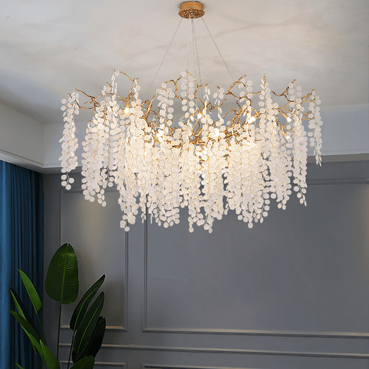 Thirza Branch Crystal Dining Room Chandelier - Lightings Menu