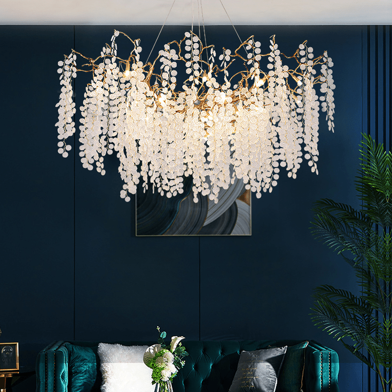 Thirza Branch Crystal Dining Room Chandelier - Lightings Menu