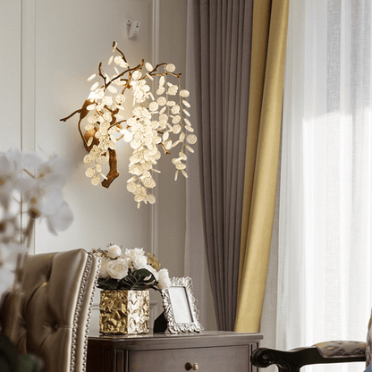 Thirza Branch Crystal Wall Sconce - Lightings Menu