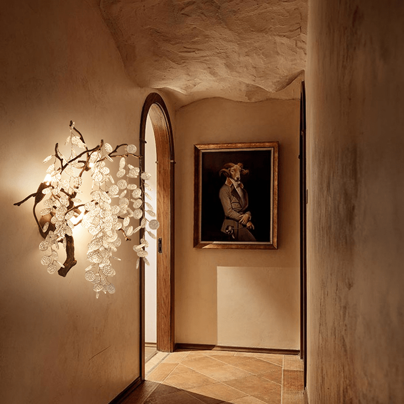 Thirza Branch Crystal Wall Sconce - Lightings Menu
