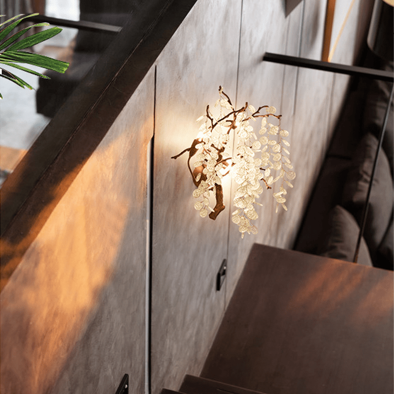 Thirza Branch Crystal Wall Sconce - Lightings Menu