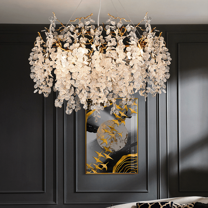 Thirza Tree Branch Crystal Chandelier - Lightings Menu