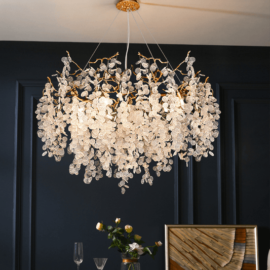 Thirza Tree Branch Crystal Chandelier - Lightings Menu
