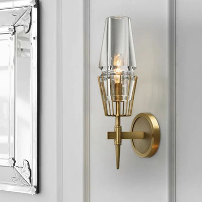 Torch Crystal Sconce 16" - Lightings Menu