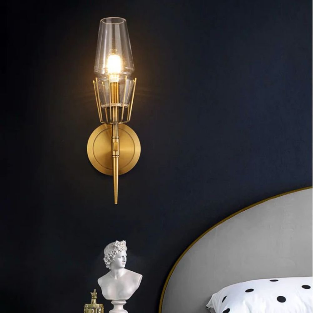 Torch Crystal Sconce 16" - Lightings Menu