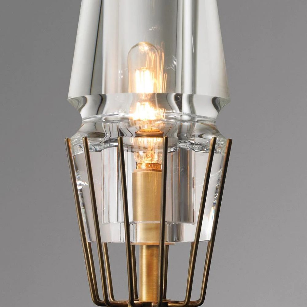 Torch Crystal Sconce 16" - Lightings Menu