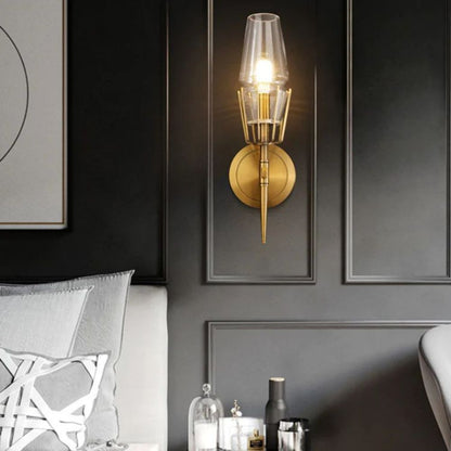 Torch Crystal Sconce 16" - Lightings Menu