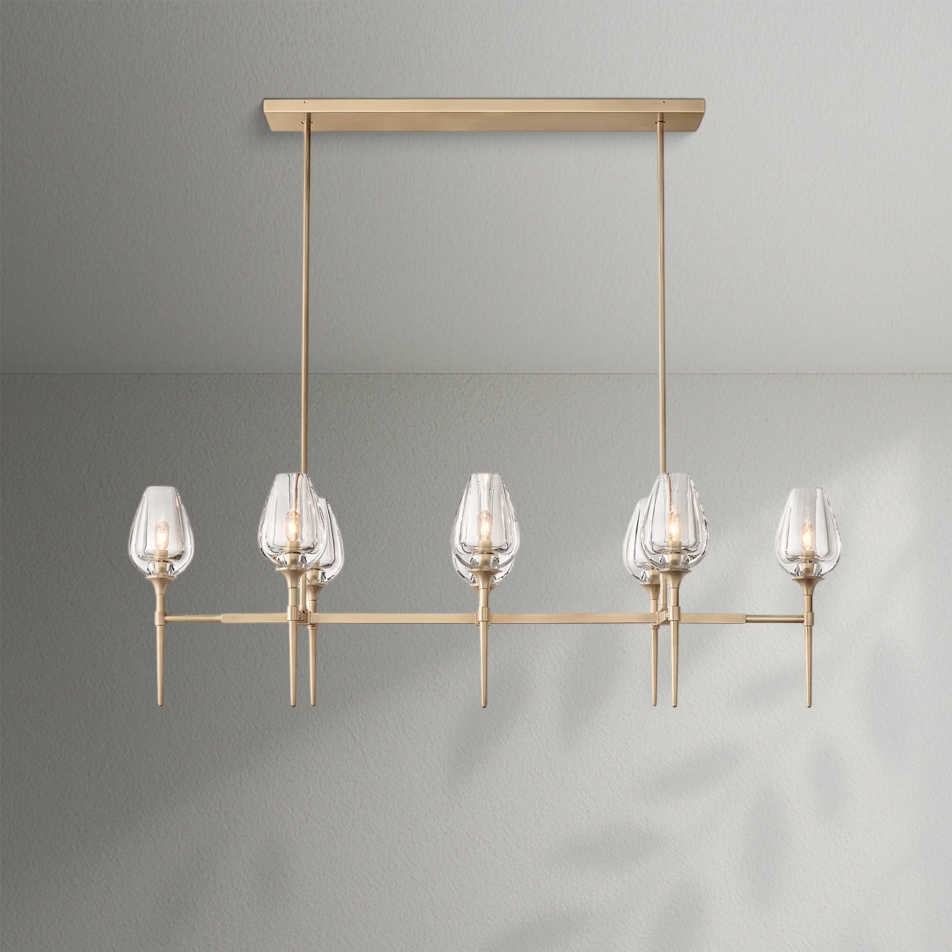 Tulips Linear Chandelier - Lightings Menu