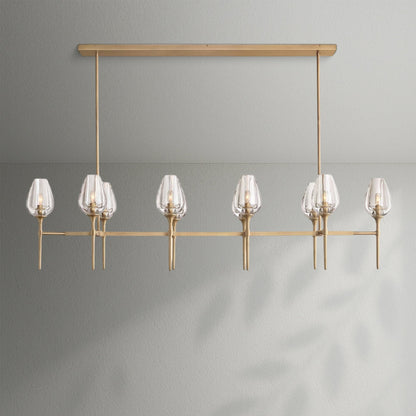 Tulips Linear Chandelier - Lightings Menu