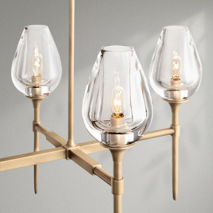 Tulips Linear Chandelier - Lightings Menu