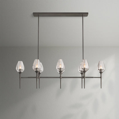 Tulips Linear Chandelier - Lightings Menu