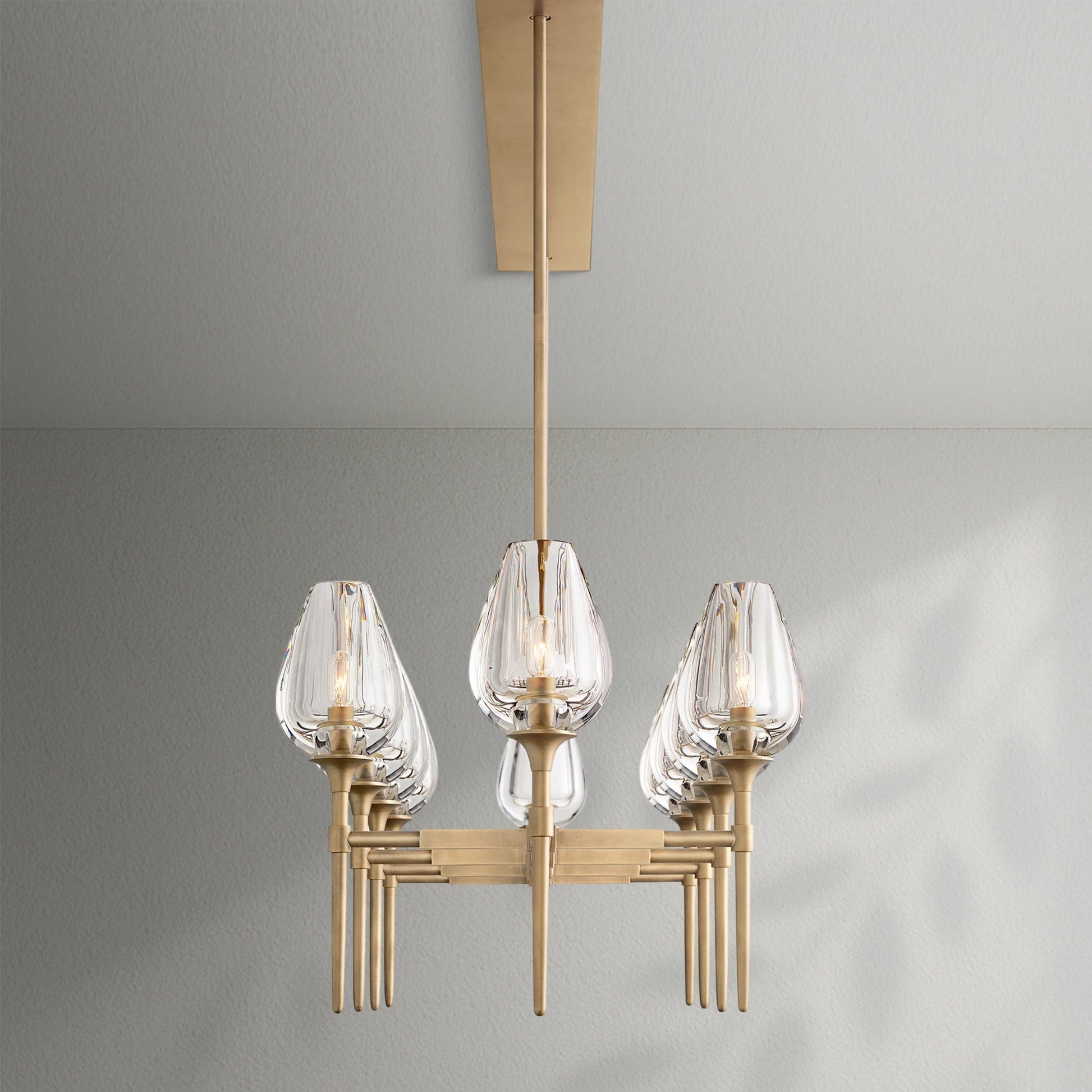 Tulips Linear Chandelier - Lightings Menu