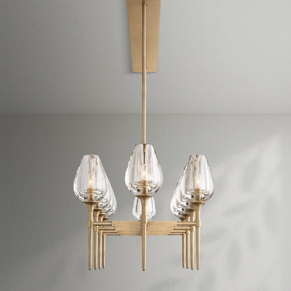Tulips Linear Chandelier - Lightings Menu