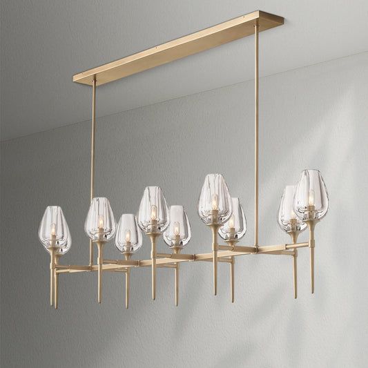 Tulips Linear Chandelier - Lightings Menu
