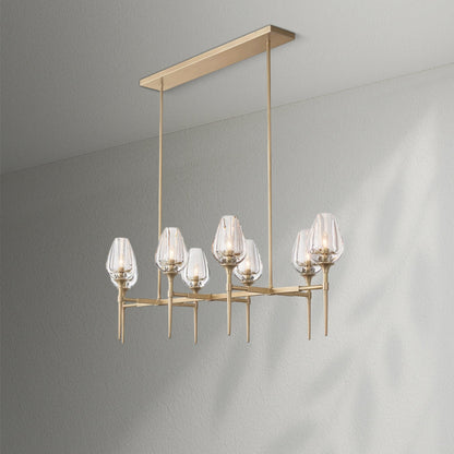 Tulips Linear Chandelier - Lightings Menu