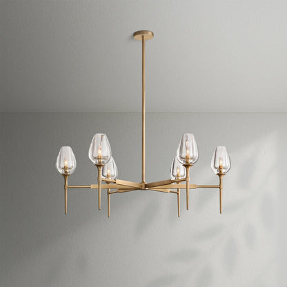 Tulips Round Chandelier - Lightings Menu