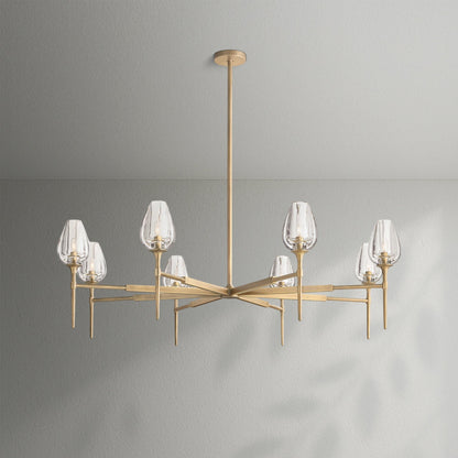 Tulips Round Chandelier - Lightings Menu