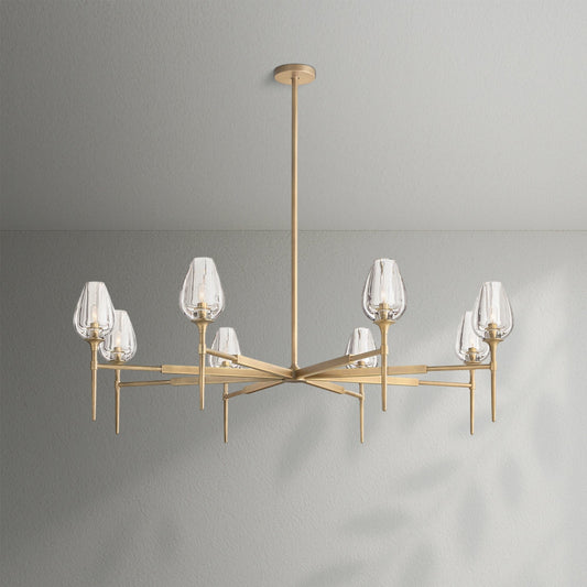 Tulips Round Chandelier - Lightings Menu