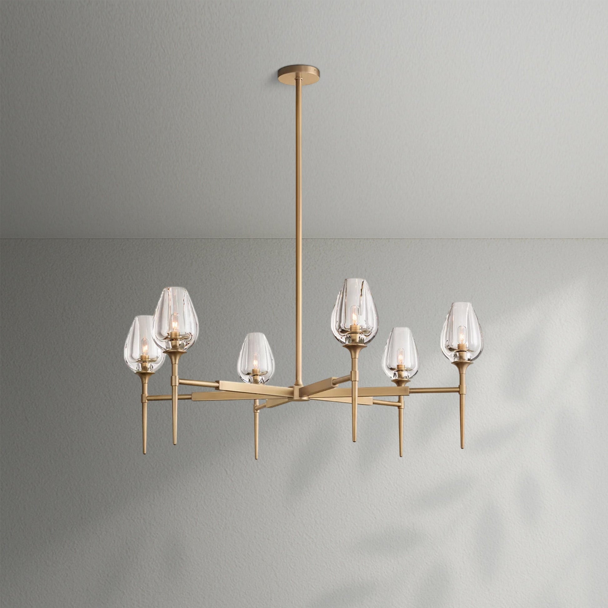 Tulips Round Chandelier - Lightings Menu