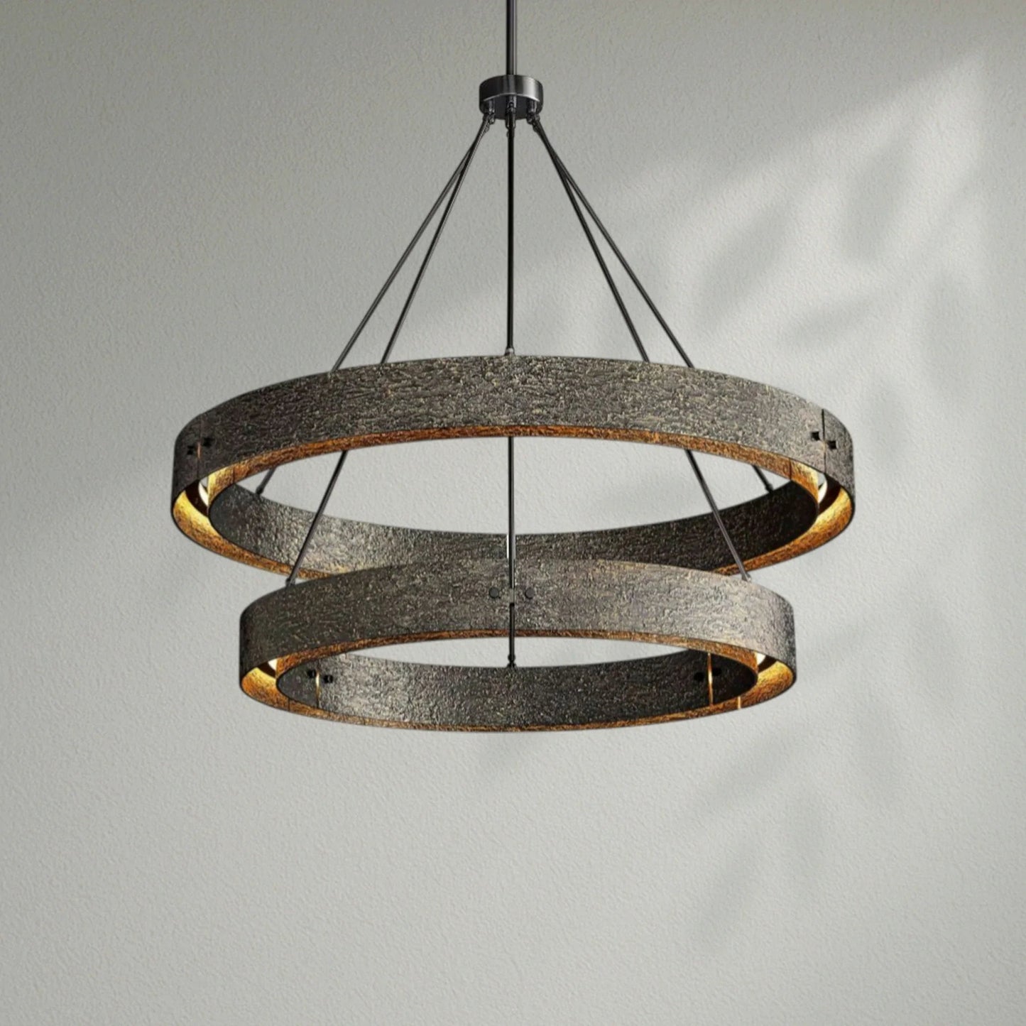 Vouvrey 2 - Tier Round Living Room Chandelier - Lightings Menu