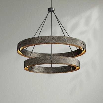 Vouvrey 2 - Tier Round Living Room Chandelier - Lightings Menu